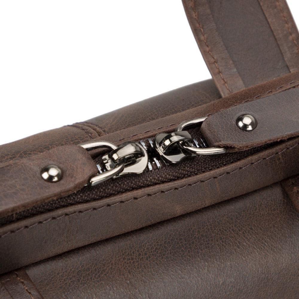 Apollo Leather Business Briefcase / Laptop Case 14"
