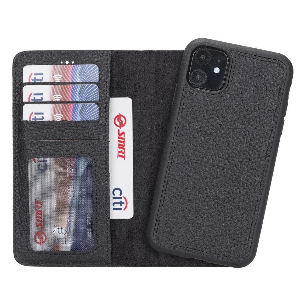 iPhone 11 Pro Max Leather Wallet Case Detachable RFID – Magic