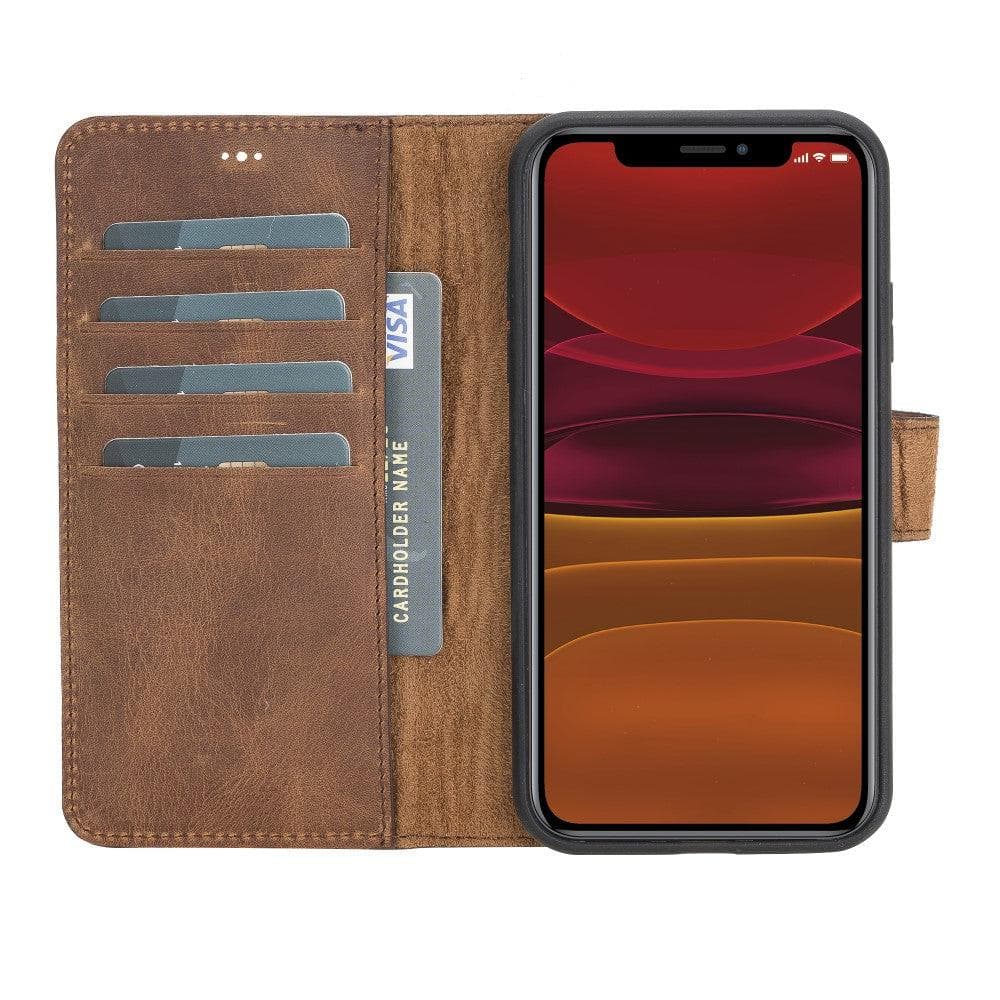 iPhone 11 Pro Max Leather Wallet Case Detachable RFID – Magic
