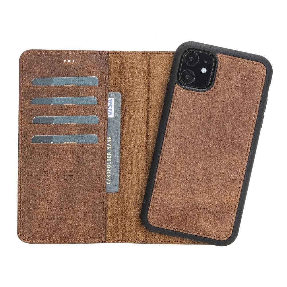 iPhone 11 Pro Max Leather Wallet Case Detachable RFID – Magic