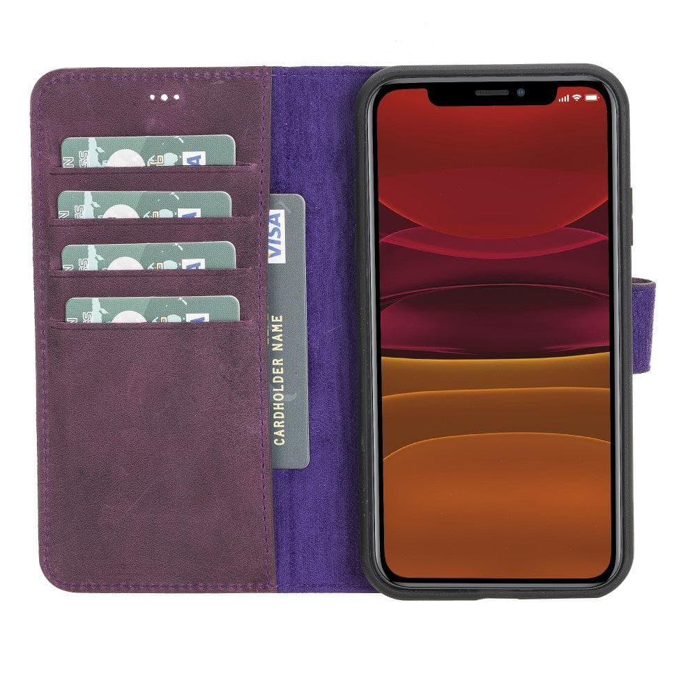 iPhone 11 Pro Max Leather Wallet Case Detachable RFID – Magic