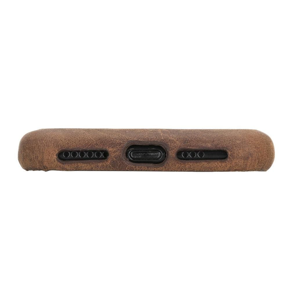 iPhone 11 Pro Max Genuine Leather Slim Case – Rock Cover Stand