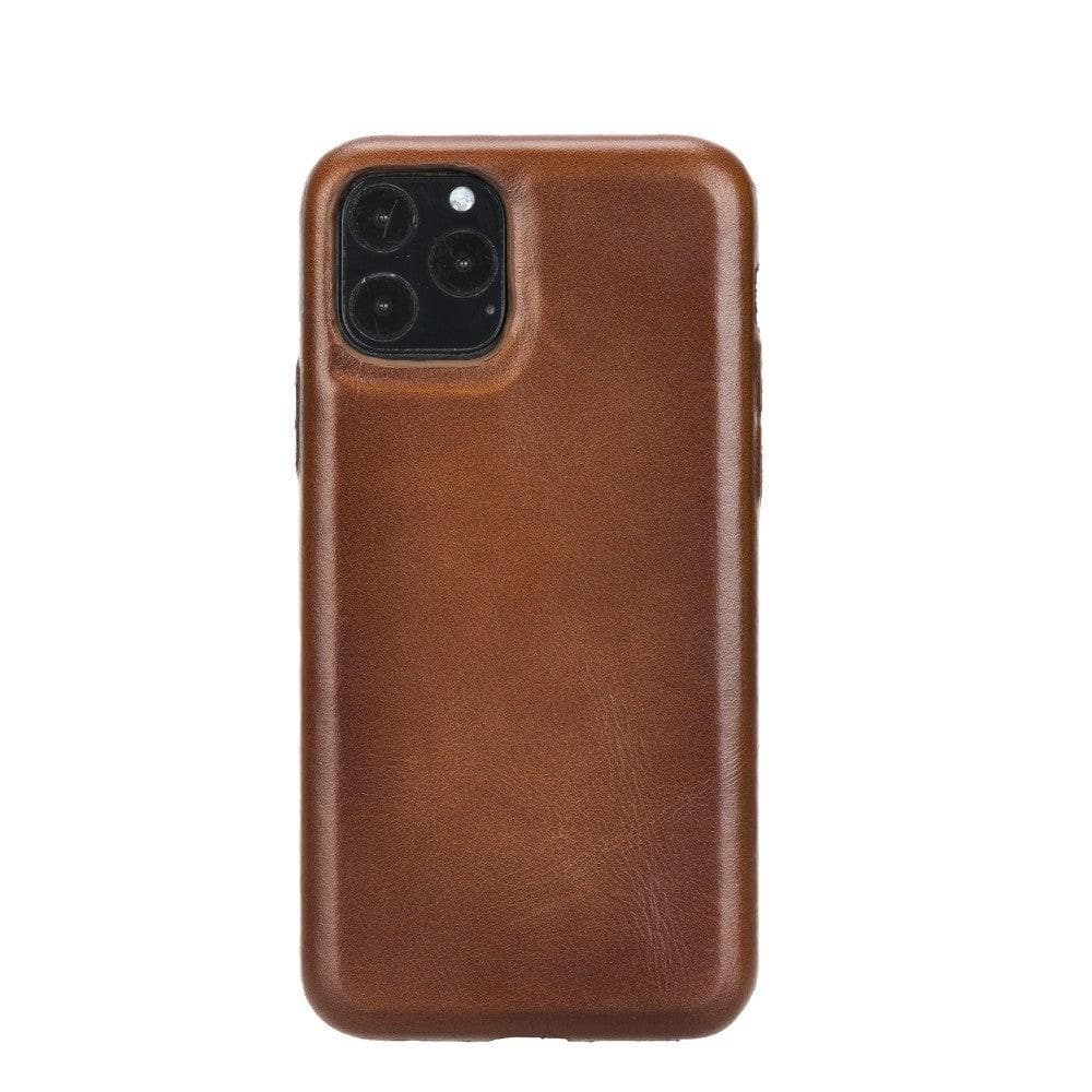 iPhone 11 Pro Max Genuine Leather Slim Case – Rock Cover Stand