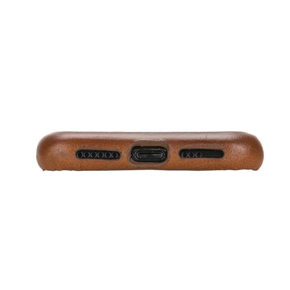 iPhone 11 Pro Genuine Leather Slim Case – Rock Cover Stand