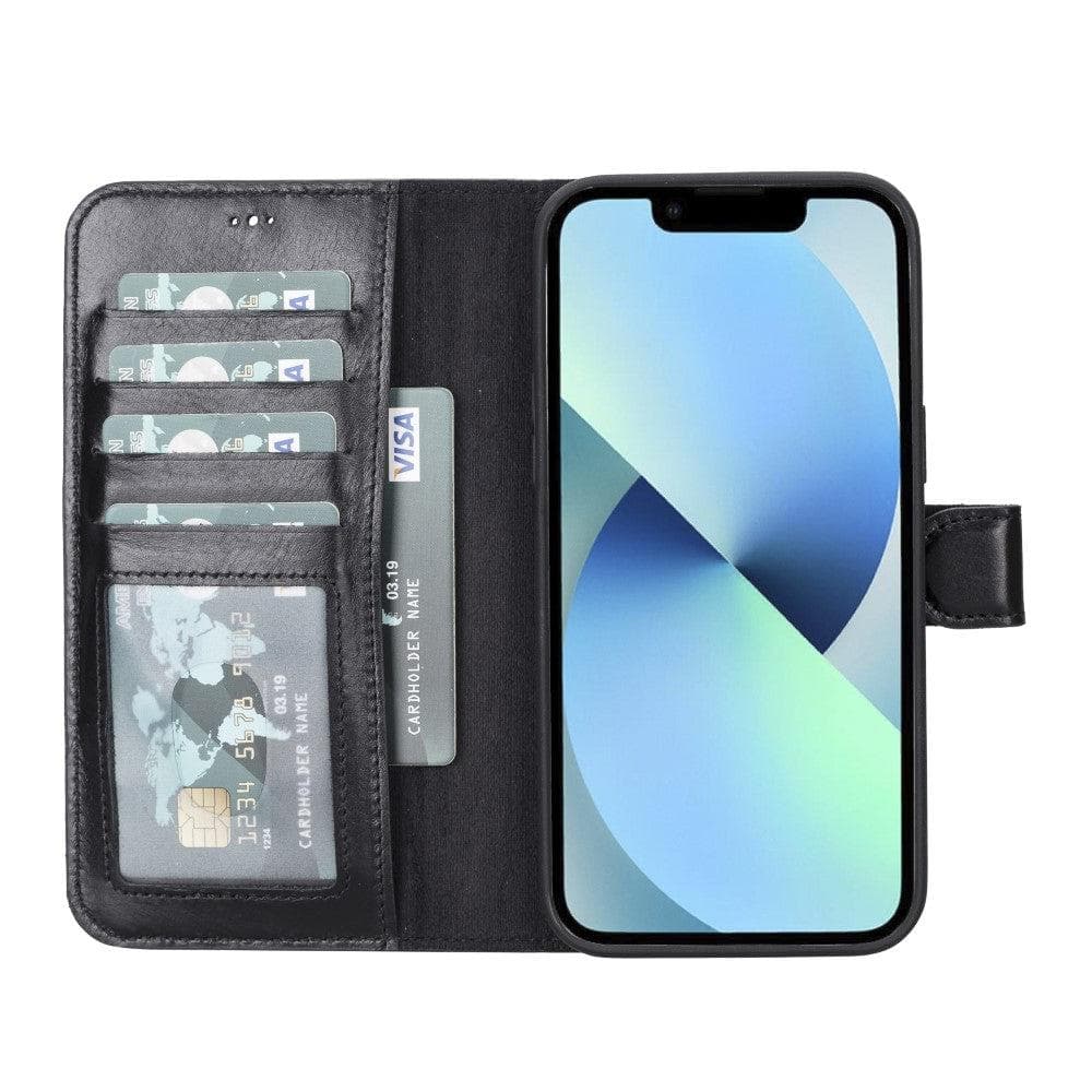 iPhone 14 Pro Leather Wallet Case Detachable RFID MagSafe – Magic