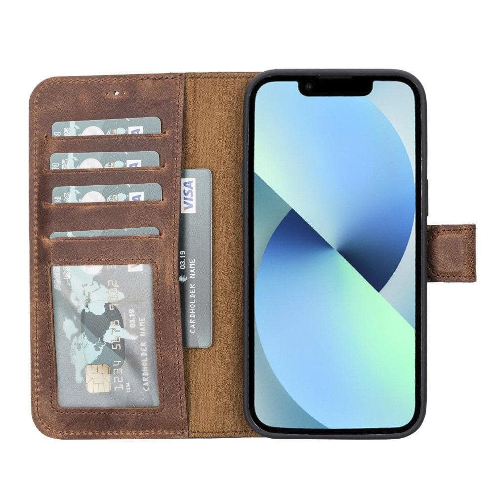 iPhone 14 Pro Leather Wallet Case Detachable RFID MagSafe – Magic