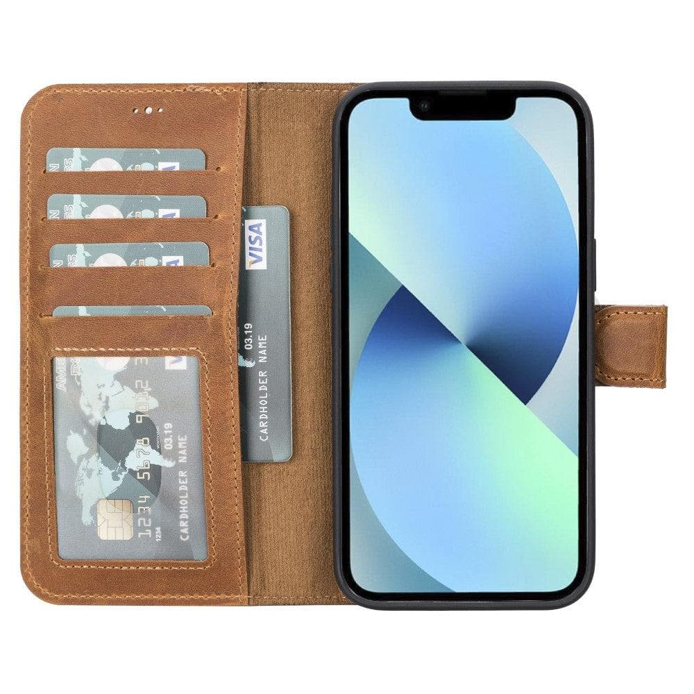 iPhone 14 Pro Leather Wallet Case Detachable RFID MagSafe – Magic
