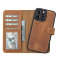 iPhone 14 Pro Max Leather Wallet Case Detachable RFID MagSafe – Magic