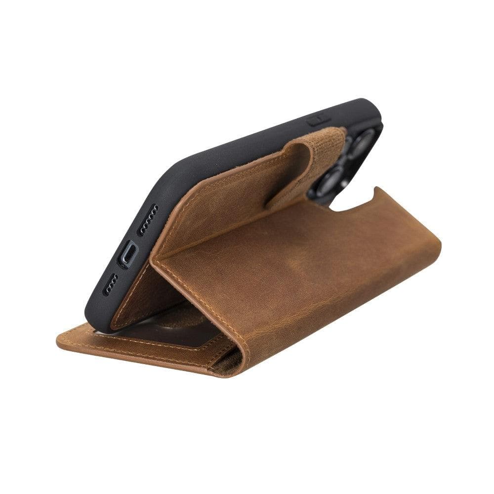 iPhone 14 Pro Leather Wallet Case Detachable RFID MagSafe – Magic