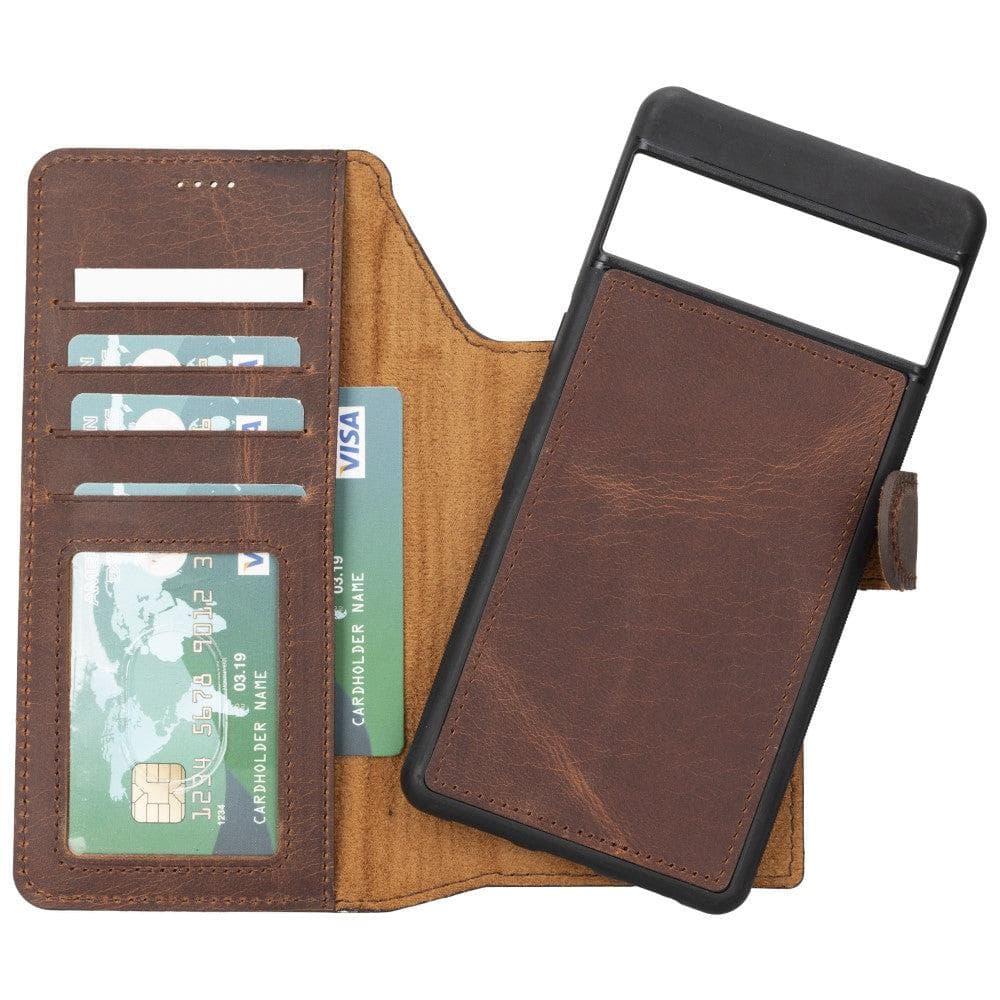 Google Pixel 7 Pro Leather Wallet Case Detachable RFID – Magic