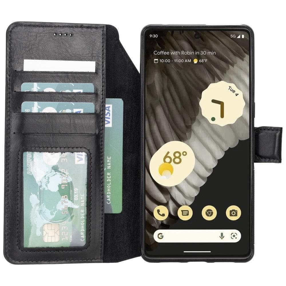 Google Pixel 7 Pro Leather Wallet Case Detachable RFID – Magic