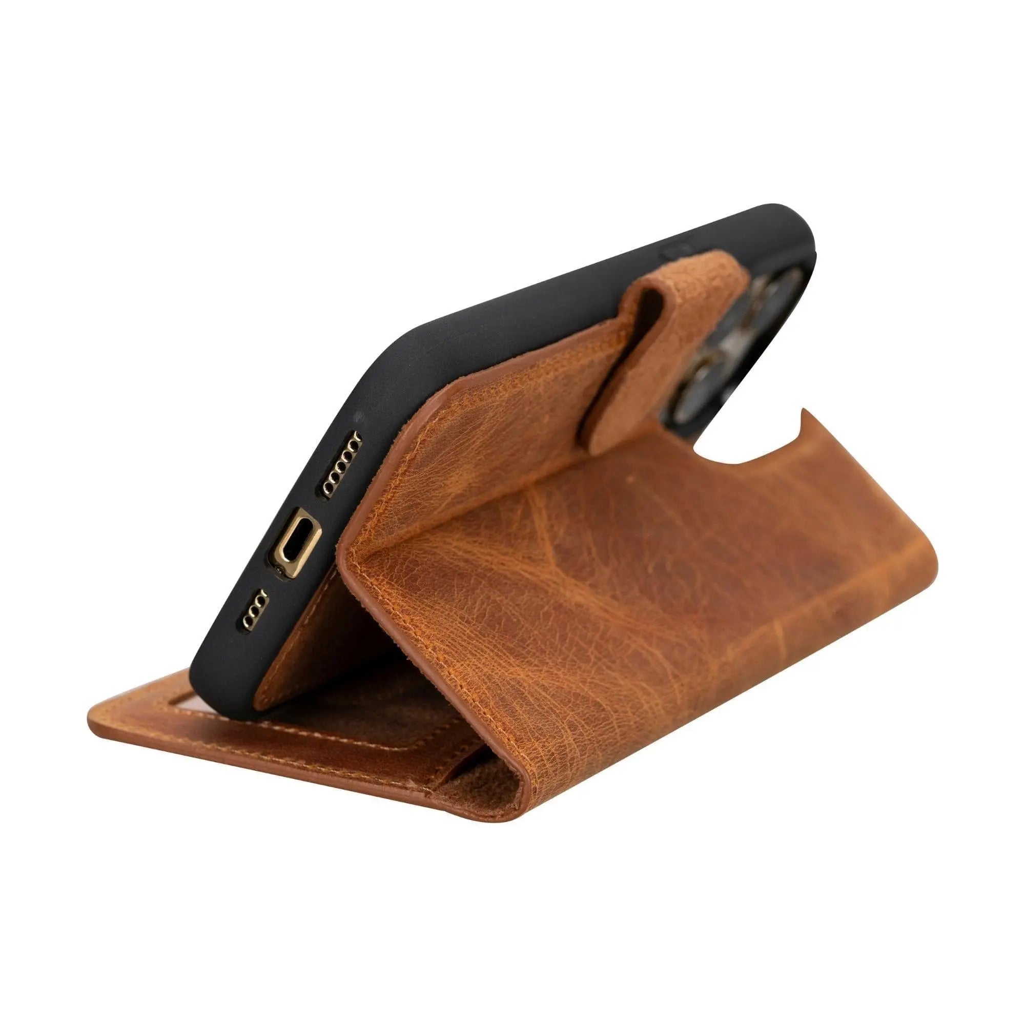iPhone 15 Leather Wallet Case Detachable RFID MagSafe – Magic Series
