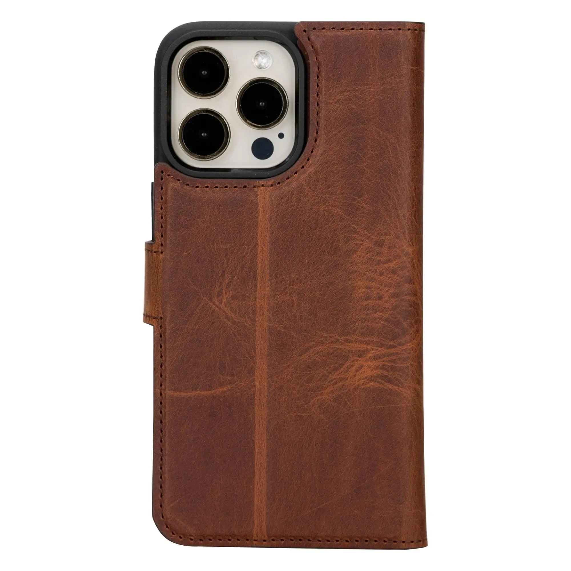 iPhone 15 Pro Leather Wallet Case Detachable RFID MagSafe – Magic Series