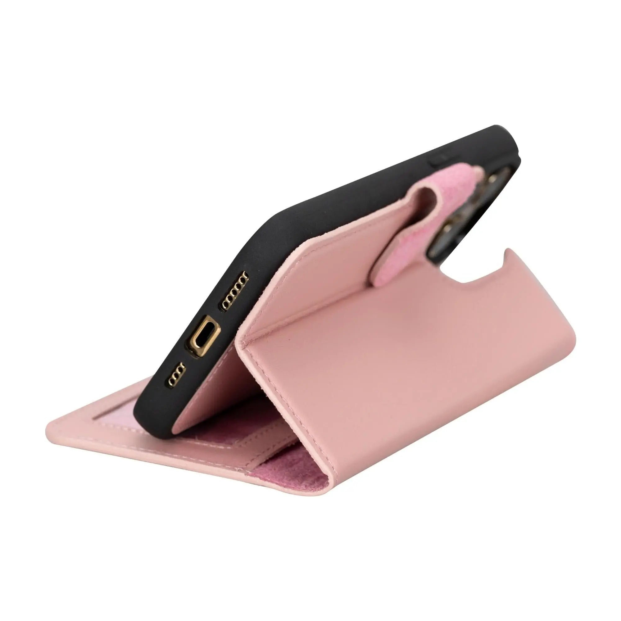 iPhone 15 Pro Max Leather Wallet Case Detachable RFID MagSafe – Magic Series