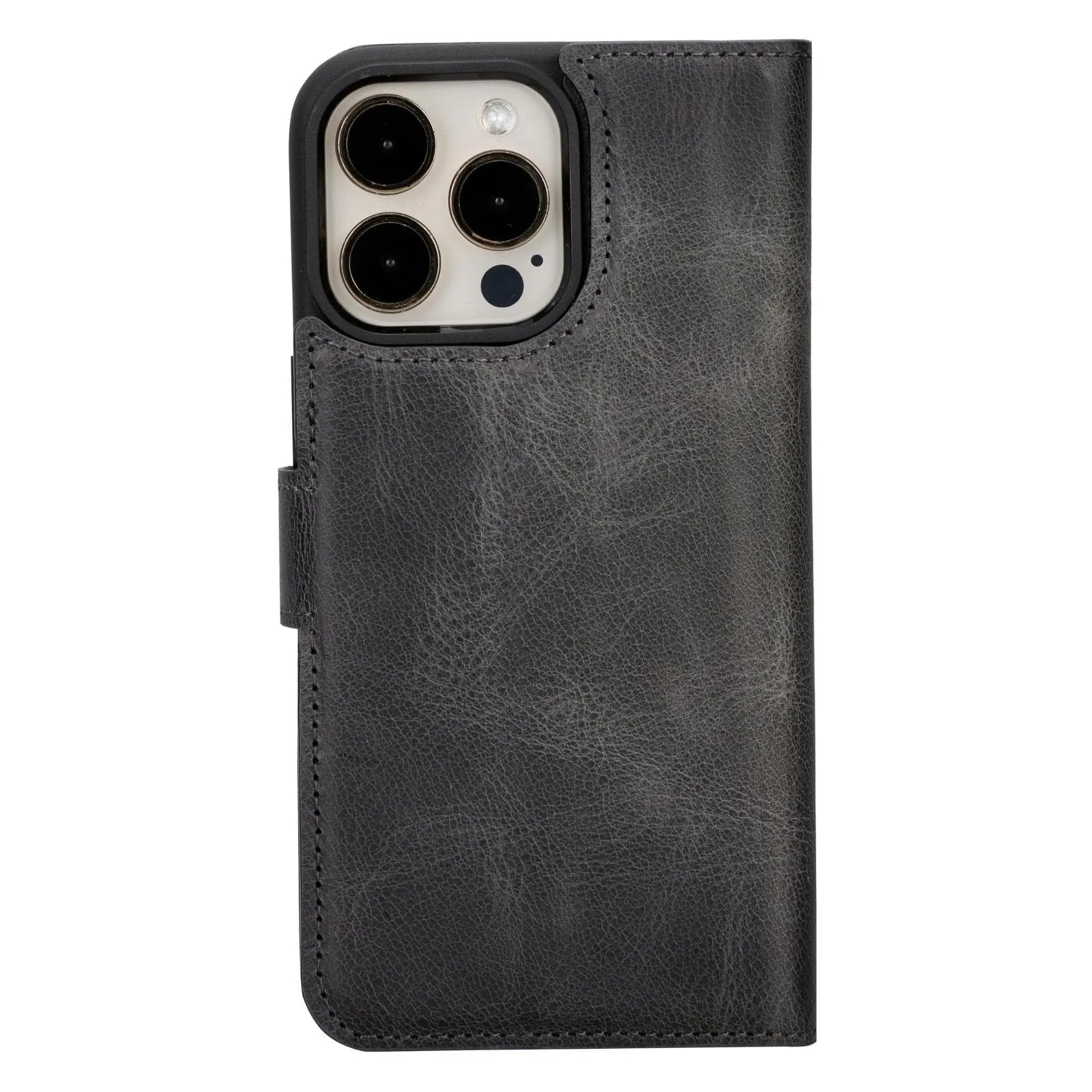iPhone 15 Pro Max Leather Wallet Case Detachable RFID MagSafe – Magic Series
