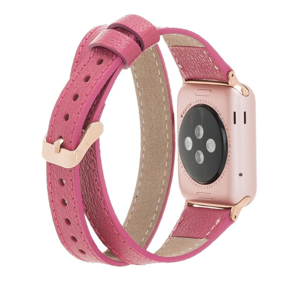 Double Tour Leather Apple Watch Band
