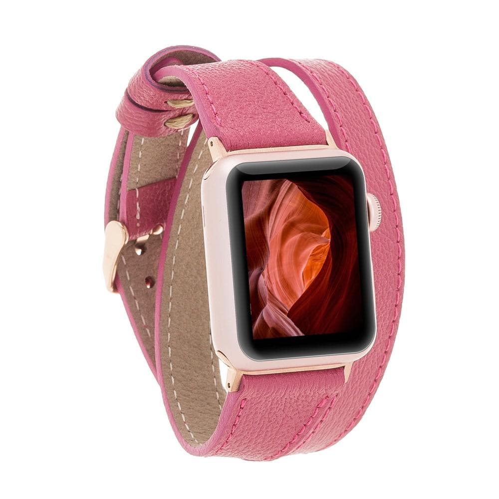Double Tour Leather Apple Watch Band