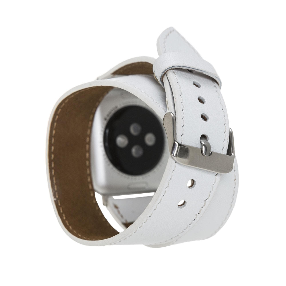 Double Tour Leather Apple Watch Band
