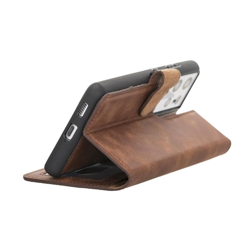 Samsung Galaxy S21 Ultra Leather Wallet Case Detachable RFID – Magic