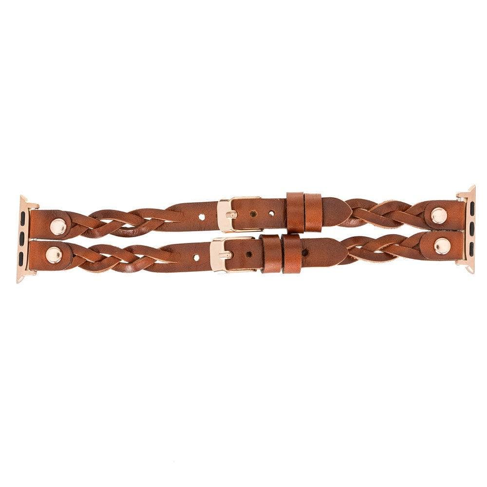 York Leather Apple Watch Double Band