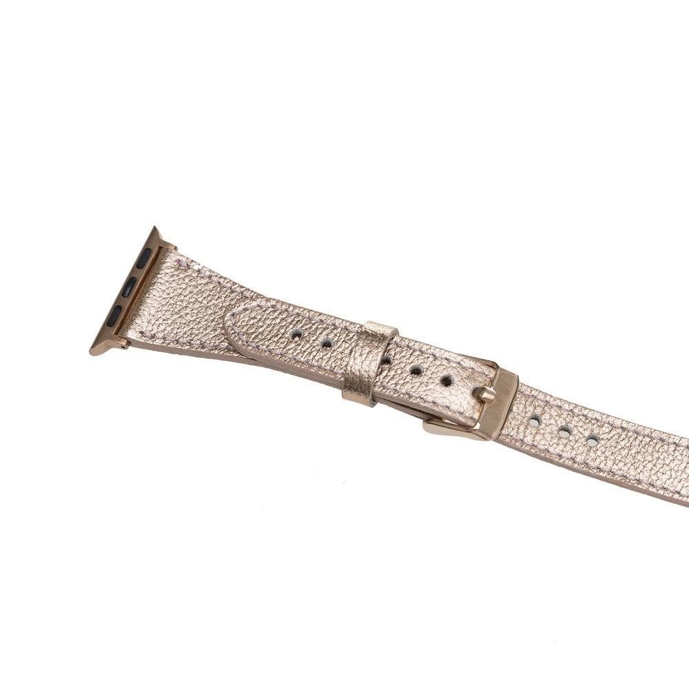 Quantum Slim Leather Double Tour Apple Watch Band