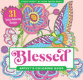 Blessed Adult Coloring Book (31 Stress-Relieving Designs) - Paperback