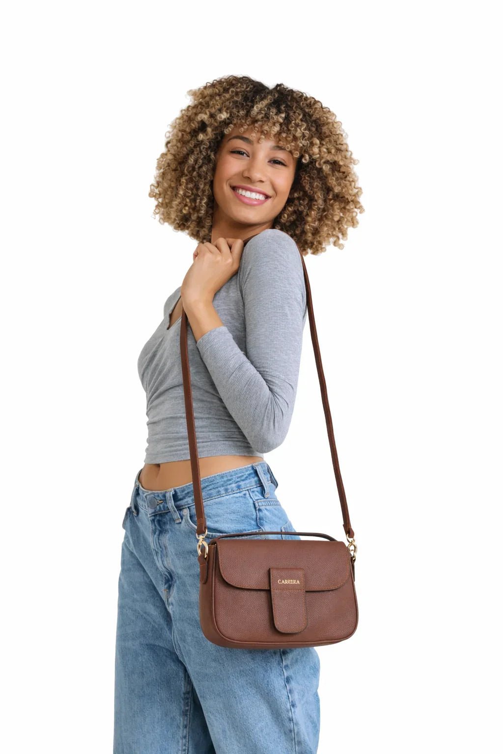 Carrera Seravelle Women’s Leather Bag – Floater Leather Women’s Crossbody & Shoulder Bag for Everyday Elegance | Minimal & Handcrafted