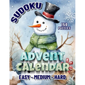 Sudoku Advent Calendar: Christmas Sudoku Puzzle Book For Adults. December's Daily Dose of Cheer. - Paperback