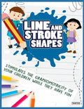 Line and stroke shapes: stimulates the graphomotricity of your children while they have fun - Paperback