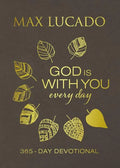 God Is with You Every Day, Deluxe Leathersoft Over Board: 365-Day Devotional - Imitation Leather