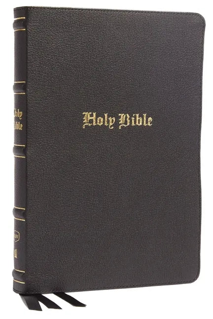 KJV Holy Bible: Large Print Thinline, Black Genuine Leather, Red Letter, Comfort Print: King James Version - Leather