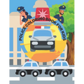 Police Coloring Book For Kids: Toddlers, Boys, Girls, Illustrations With Officers, Cars, Helicopter, buildings And More - Paperback