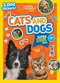 National Geographic Kids Cats and Dogs Super Sticker Activity Book - Paperback