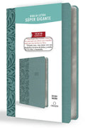 Biblia Reina Valera Letra Súper Gigante, Símil Piel Aguamarina / Spanish Bible Reina Valera Super Giant Print, Aquamarine Leathersoft - Paperback