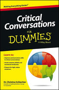 Critical Conversations For Dummies - Paperback