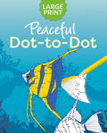 Large Print Peaceful Dot-To-Dot - Paperback