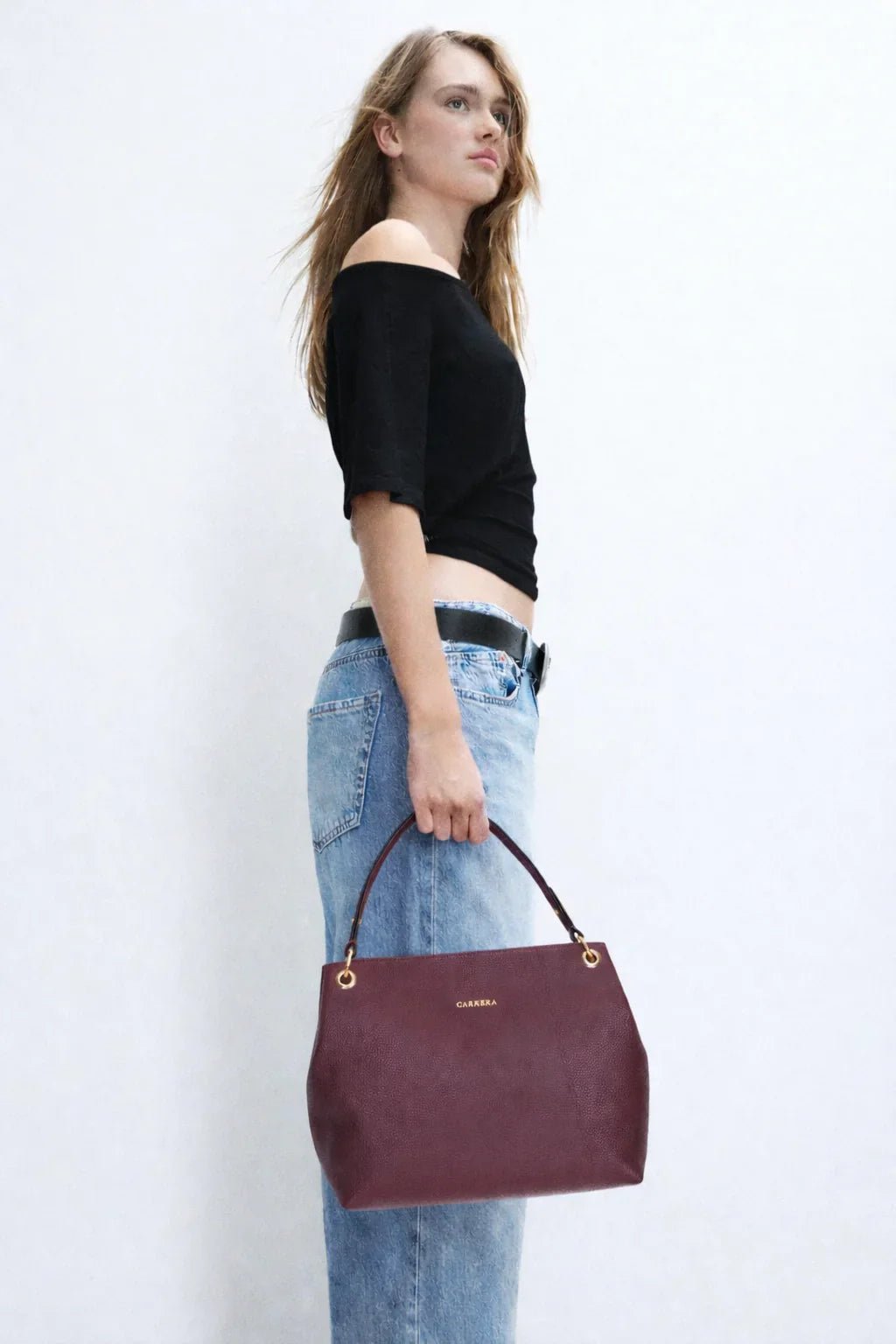 Carrera Calivra Women's Leather Bag – Floater Leather Shoulder Bag for Everyday Elegance | Minimal & Handcrafted