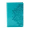 KJV Large Print Personal Size Reference Bible, Teal Leathertouch Indexed - Imitation Leather