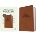 NLT Giant Print Premium Value Bible, Filament-Enabled Edition (Leatherlike, British Tan Mountain) - Imitation Leather