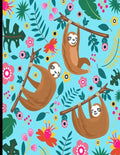 This Is My Super Cute Sloth Puzzle Book: Light Blue Cover Sloth Puzzle Book With 110 Pages. Tic Tac Toe, Hangman, 4 In A Row & Dots And Boxes Activiti - Paperback