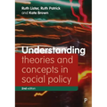 Understanding Theories and Concepts in Social Policy - Paperback