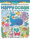 Notebook Doodles Happy Ocean: Coloring & Activity Book - Paperback