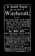 Modest Enquiry Into the Nature of Witchcraft - Paperback