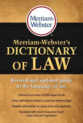 Merriam-Webster's Dictionary of Law - Paperback