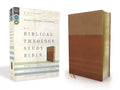 NIV, Biblical Theology Study Bible, Imitation Leather, Tan/Brown, Indexed, Comfort Print: Follow God's Redemptive Plan as It Unfolds Throughout Script - Imitation Leather