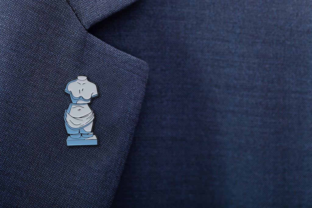 Venus Abstract Greek Statue Pin - Surreal Vaporwave Aesthetic Enamel Pin