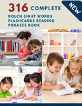 316 Complete Dolch Sight Words Flashcards Reading Phrases Book: Remember vocabulary children need to know and read first words learning kids. Full fla - Paperback