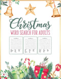 Christmas Word Search For Adults: Puzzle Book Holiday Fun For Adults and Kids Activities Crafts Games - Paperback