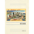 Vintage Lined Notebook Greetings from Delaware - Paperback