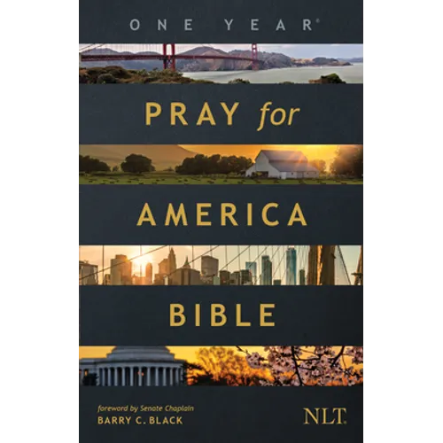 The One Year Pray for America Bible NLT (Softcover) - Paperback